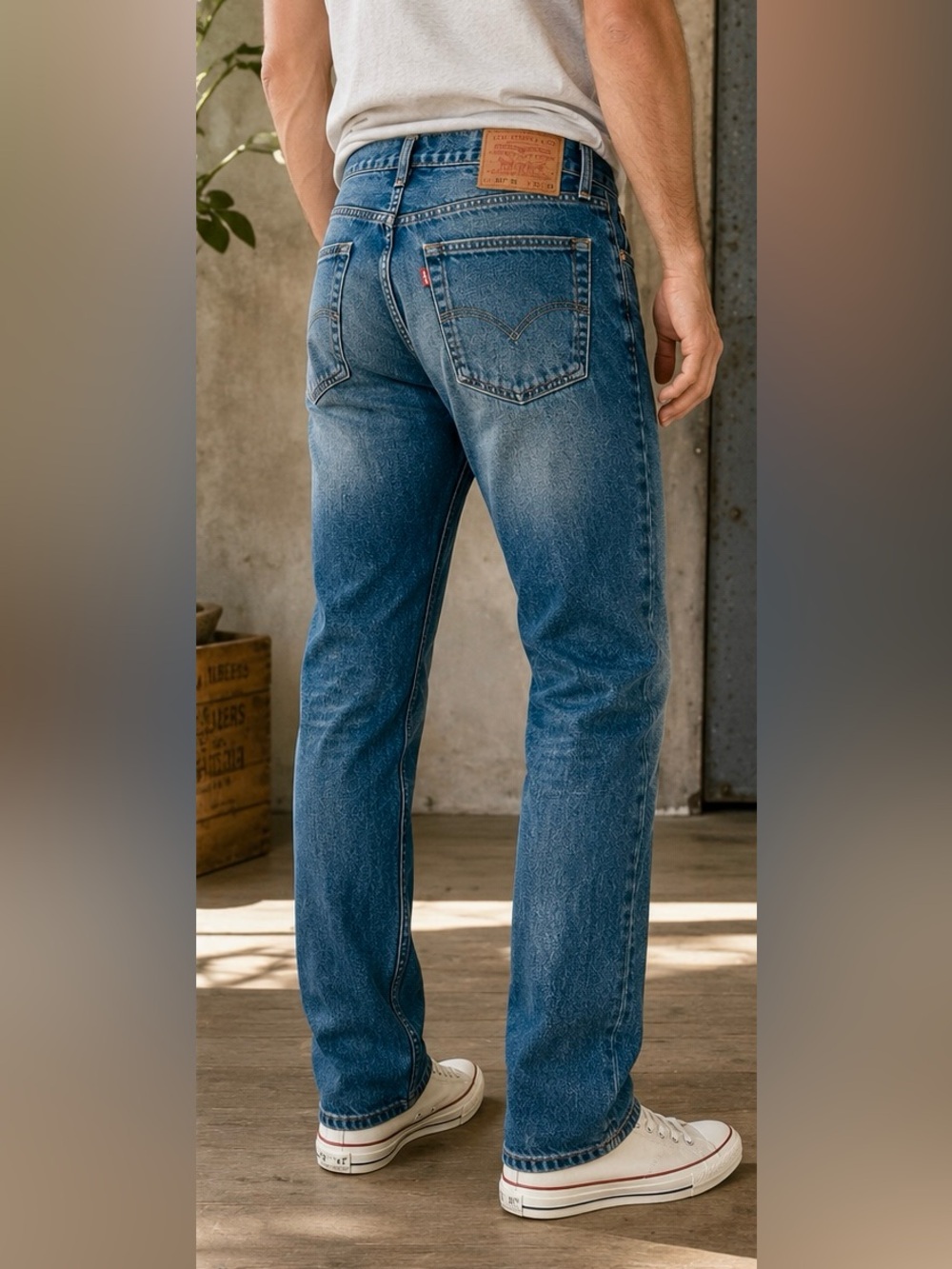 Levis Premium 501 93 Mens Jeans Size 32x30 Big E Tab Straight Fit Button Fly